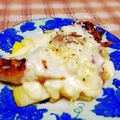 ゆきっこりん✿'s cooksnap of when they made ★白身魚のホワイトソースがけ★.