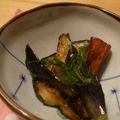 赤タブレット's cooksnap of when they made 揚げなすと大葉のポン酢ひたし.