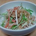 りあすぅ's cooksnap of when they made 簡単！切干大根と水菜のサラダ.