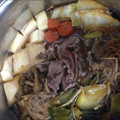 ☆オニヘイ☆'s cooksnap of when they made 白だしで美味しい♪我が家のすき焼き鍋.