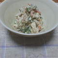 豆まめCafe's cooksnap of when they made 水切り入らず！厚揚げを使った白和え.