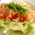 SP♪'s cooksnap of when they made ポン酢でサラダ☆トマトと玉ねぎ／大葉必須.