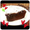 みなぽに's cooksnap of when they made さっぱりガトーショコラ(*^-^*).