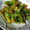 hamuaki's cooksnap of when they made ルクエで簡単!アスパラガスのおひたし.