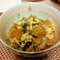 ohanap's cooksnap of when they made ごぼうと麩の柳川風卵とじ.