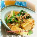 sweetpia's cooksnap of when they made ホウレン草と厚揚げ炒め.