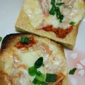 とみーこ。's cooksnap of when they made 簡単すぐ！油あげのキムチチーズのせ.