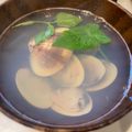 るなぷり's cooksnap of when they made 桃の節句、白だしで簡単はまぐりのお吸い物.