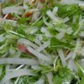 きむみきみき's cooksnap of when they made ごま油と塩のみ♪シンプル水菜大根サラダ.