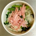 ぽよぽよちぃ's cooksnap of when they made 春菊とハムのサラダ.