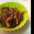 YUKａ213's cooksnap of when they made ばあばの味！きんぴらごぼう！.