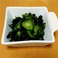 ともちゃん（＾０＾）'s cooksnap of when they made キュウリとワカメの酢の物.