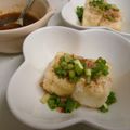ひーゆーママ's cooksnap of when they made ✿和風豆腐ｽﾃｰｷ～梅肉ポン酢ﾀﾚ～✿.