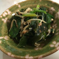 ♡ yuka ♡'s cooksnap of when they made ホウレン草とエノキとワカメのお浸し.