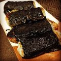 やまぷん's cooksnap of when they made 香ばしい！長芋とレンコンの磯部焼き.