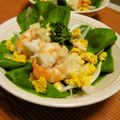 時花菜's cooksnap of when they made 海老のっけサラダ.