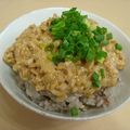manakao's cooksnap of when they made ピリ辛★納豆ごはん.