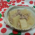 ひーゆっき's cooksnap of when they made 圧力鍋で☆大根のそぼろ煮.