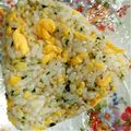 こじろうまる's cooksnap of when they made わかめとたまごの彩りおにぎり★.