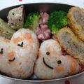 カズ君の奥様's cooksnap of when they made キャラ弁 ✿ ハートがいっぱいのお弁当.