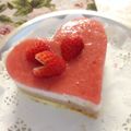 Emily627's cooksnap of when they made スイートハート＊レアチーズケーキ.