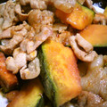 J・0505's cooksnap of when they made 簡単！かぼちゃと豚肉の甘辛炒め.