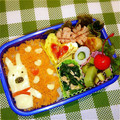 もふもふりんこ's cooksnap of when they made 簡単 キャラ弁 「リサとガスパール」.