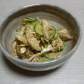 たいこば's cooksnap of when they made おつまみ、おかずにささみとメンマの和え物.