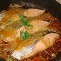 ++よつば++'s cooksnap of when they made 秋鮭のチャンチャン焼き.
