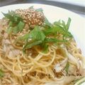とろ太郎's cooksnap of when they made ✿梅と大葉の和風パスタ✿.