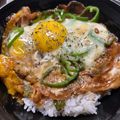 クック2H9MD0☆'s cooksnap of when they made ハムエッグの照り焼き丼.