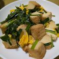 じゅんともた's cooksnap of when they made 厚揚げ豆腐とにらの卵とじ.