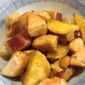 nanacoh's cooksnap of when they made さつまいもと鶏肉の煮物.