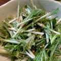 ばたみそーぱん☆'s cooksnap of when they made シャキシャキ＊水菜の梅マヨサラダ.