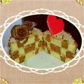SSGY's cooksnap of when they made ❤♡amore mio❤♡～薔薇の咲く~ダミエの生チョコケーキღ バレンタインღ.