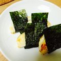 moca45's cooksnap of when they made かまぼこ海苔巻き.