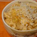 mybinue's cooksnap of when they made 揚げ玉と豆腐のどんぶり。.