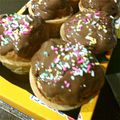 おかべぇ's cooksnap of when they made アイスのコーンで！可愛いカップケーキ.