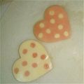 kaotaママ's cooksnap of when they made お弁当に♪型抜きツートンハート.