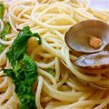 migsis's cooksnap of when they made 春の旬な食材★あさりと菜の花のパスタ.