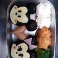 tomojean's cooksnap of when they made ミッキー.ミニー弁当.