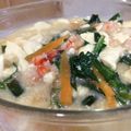 はちみつとクローバー's cooksnap of when they made 優しい味☆海老とホウレン草のトロッと豆腐.