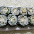 miyuki12's cooksnap of when they made ★紀文「焼きちくわ」★で海苔巻き★.