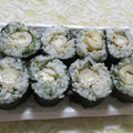 miyuki12's cooksnap of when they made ★紀文「焼きちくわ」★で海苔巻き★.