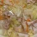 にゃんこkana's cooksnap of when they made 豚バラ肉とキャベツの簡単にんにく鍋.