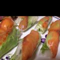 nnonn22000's cooksnap of when they made サーモンの生春巻き♡.
