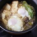 ぴょん0904's cooksnap of when they made ◎菜の花入り♪牛肉と焼豆腐のすき煮.