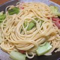 ゆきお♪'s cooksnap of when they made ベーコンとキャベツの和風パスタ.