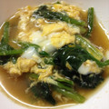 ☆ちゅうすけ☆'s cooksnap of when they made ほうれん草のあっさり卵とじ♪.