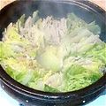 mim3's cooksnap of when they made 餅入り♡ミルフィーユ鍋.